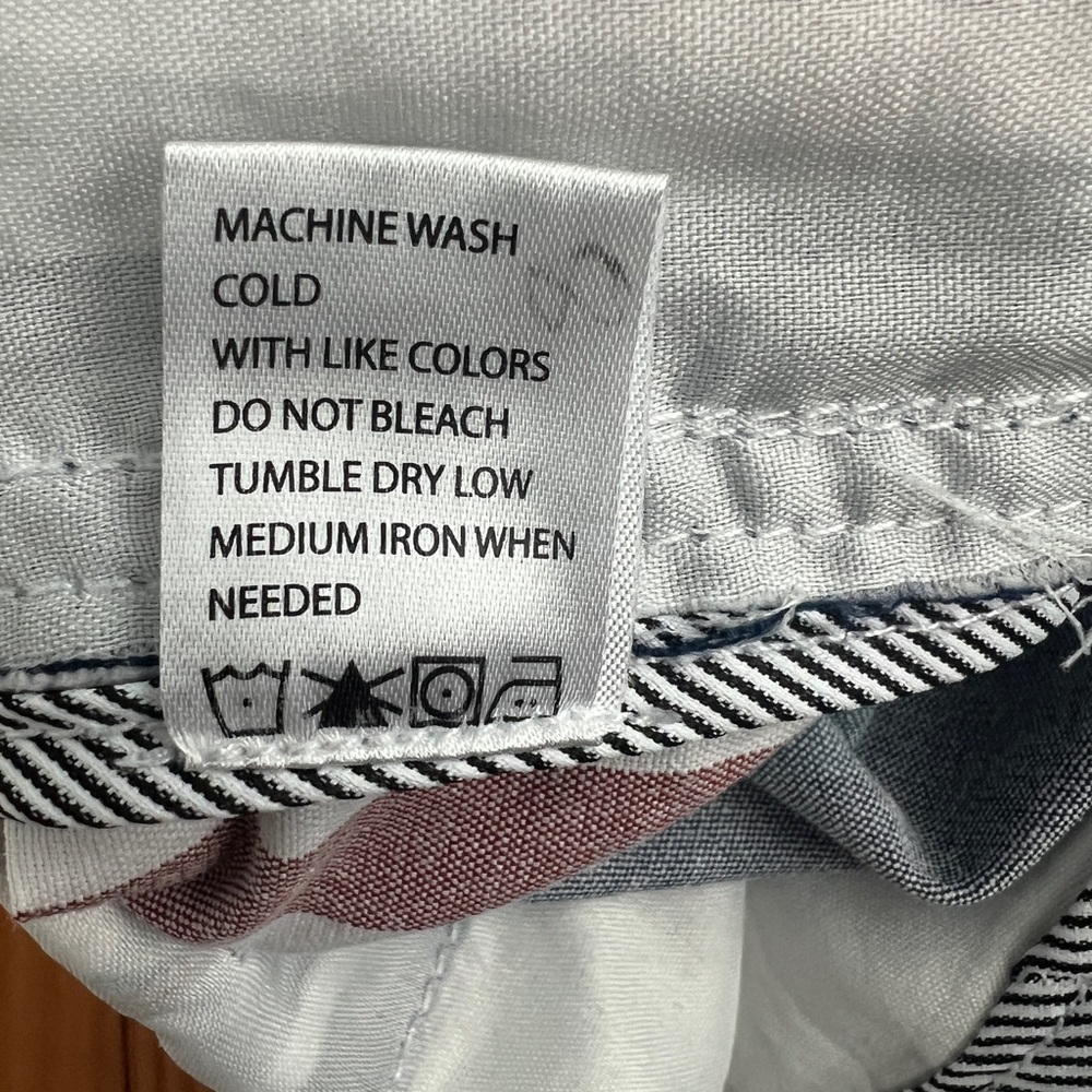 Free Planet Men's Striped Shorts - Gray, White, Brown L - Picture 4 of 10